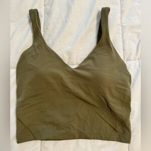 lululemon Align Tank Top in Bronze Green